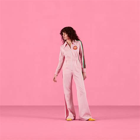 pink gucci ourse|Gucci pink jumpsuit.